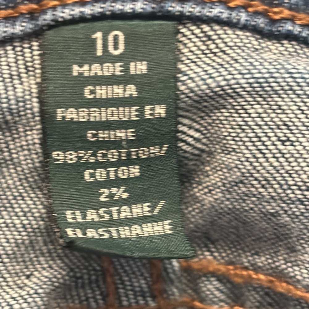 Lauren Jeans Co cropped jeans size 10 - Picture 7 of 7